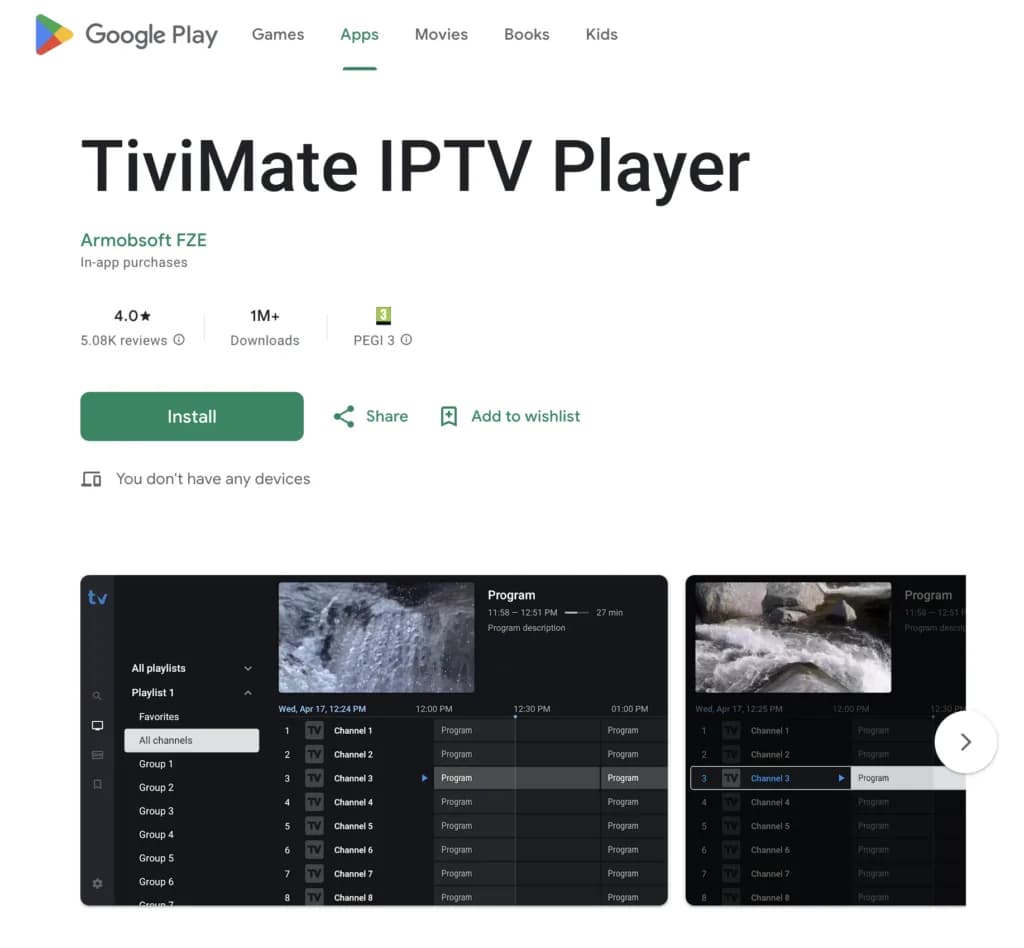TiviMate on Google Play